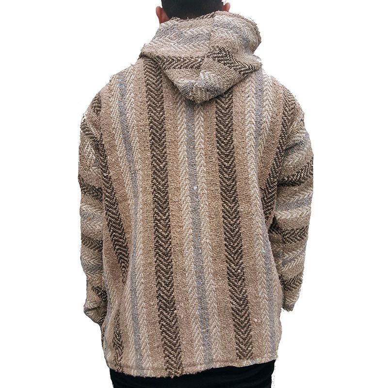 Herbst und Winter Neu 2023 Kapuzenpullover Mantel Gestreiftes Oberteil für Herren_voghion.com