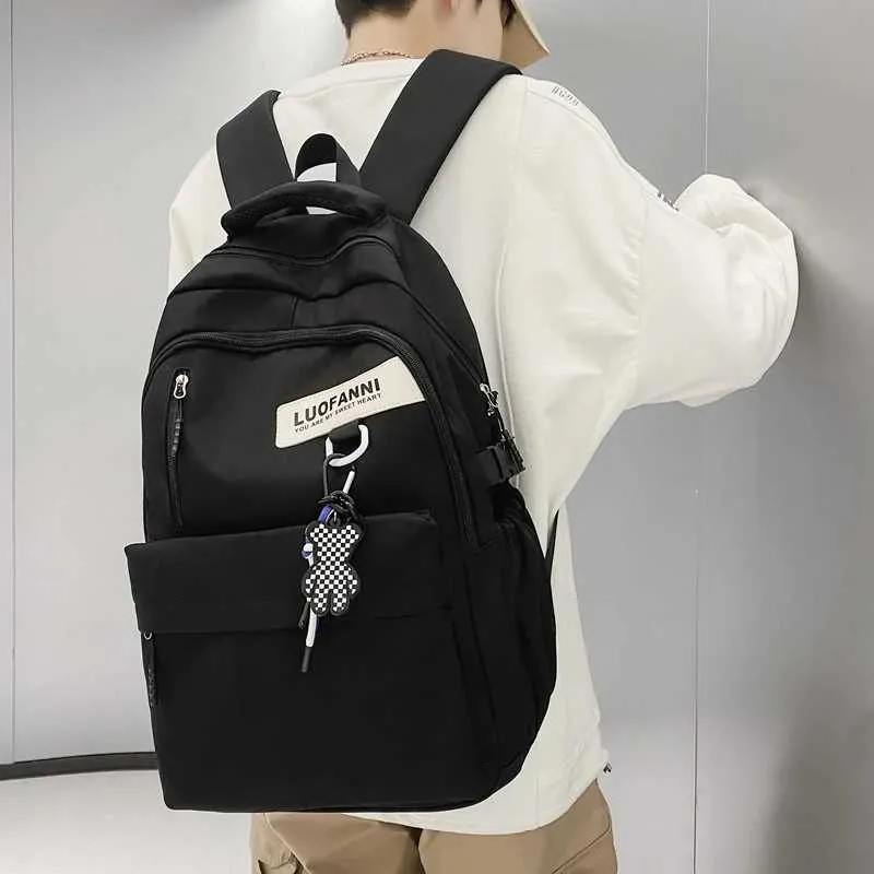 Sac à dos étanche de grande capacité pour hommes et femmes, sac d'école Cool pour fille et garçon, ordinateur portable pour étudiant, mode voyage féminin_voghion.com
