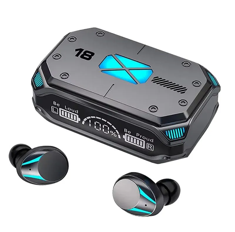 Bluetooth Headphones Wireless Earbuds With Led Digital Display_voghion.com