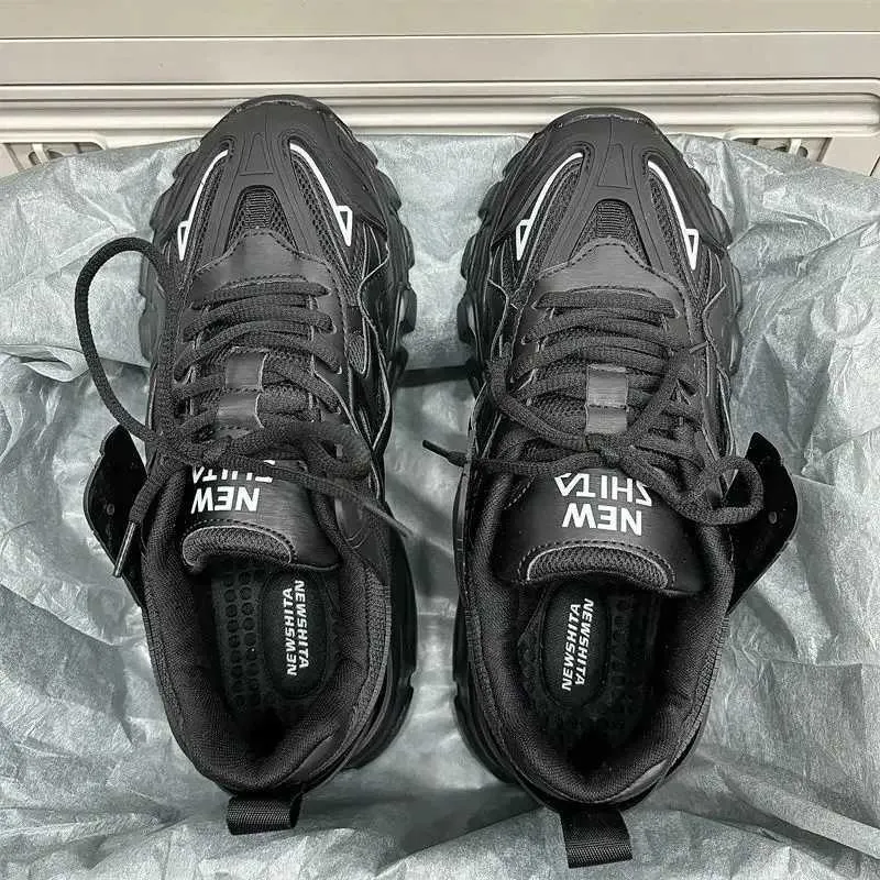 Size 41 42 Womens Casual Sports Men Stylish Brand Design Ladies Chunky Sneakers Thick Sole Tennis Shoes 43 44 Big_voghion.com