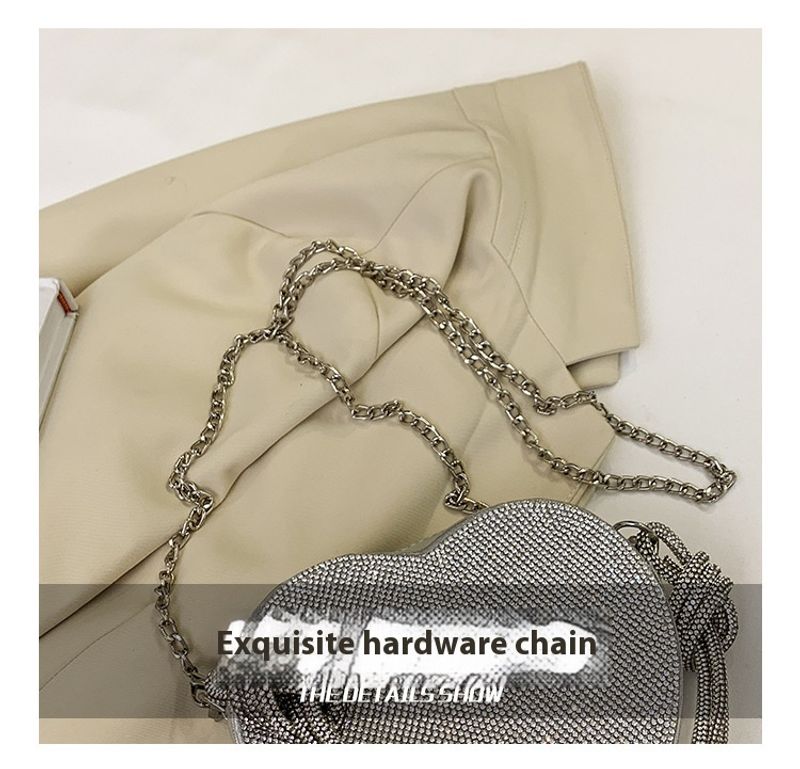 Andralyn Modische Love Modische, vielseitige Umhängetasche 2024 Neue Taschen Bankett Diamond Unterarmtasche für Damen_voghion.com