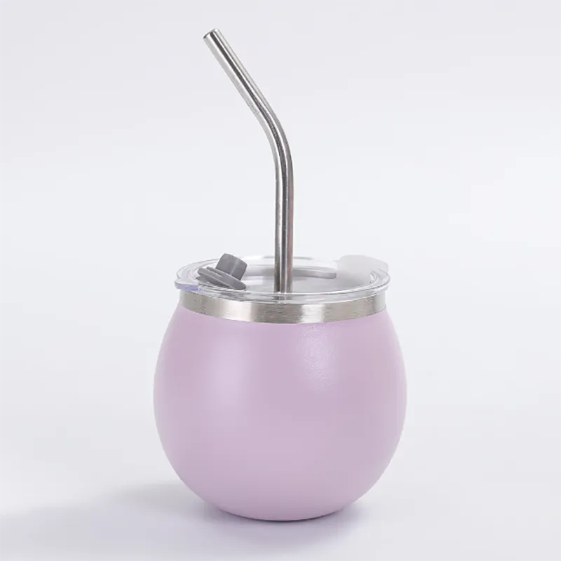 Madai Coffee Cup - Vacuum Insulated|Creative Straw|EU Made_voghion.com