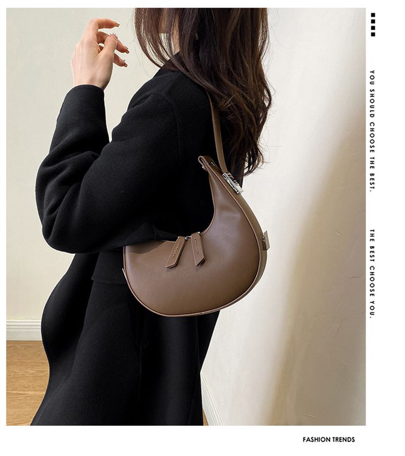 2024 Neue Nischendesign-Handtasche, modisch, bonbonfarben, trendig, eine Schulter, Unterarm-Dump-Tasche, geeignet für_voghion.com