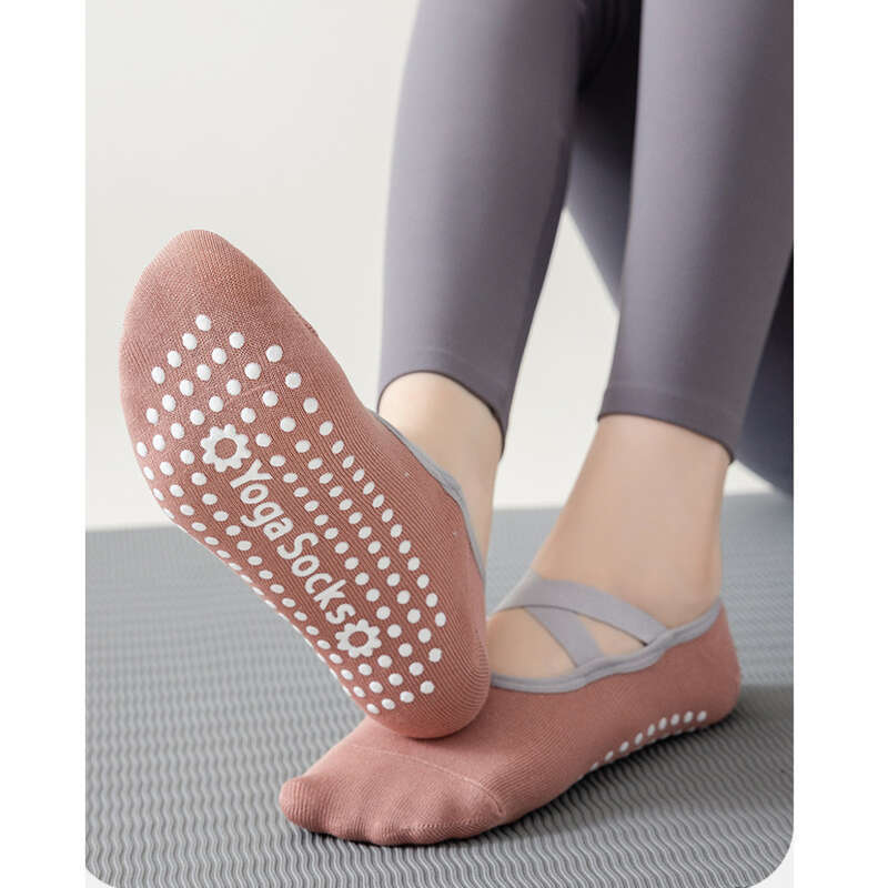 Professional Yoga Socks Women, Anti Slip Pilates For Beginners, Indoor Use, Spring And Autumn Flooring, Sports Socks,_voghion.com