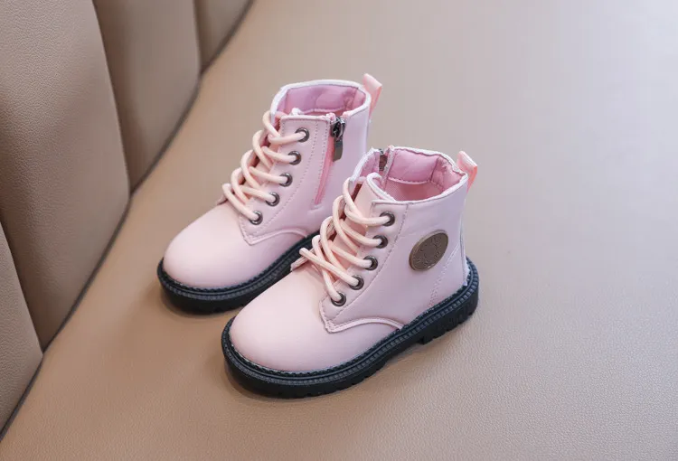 Kids Fashion Casual Toddler Boys Girls Autumn Winter Leather Littlesprouts Boots Children Running Sport Snow Shoes Sizes_voghion.com