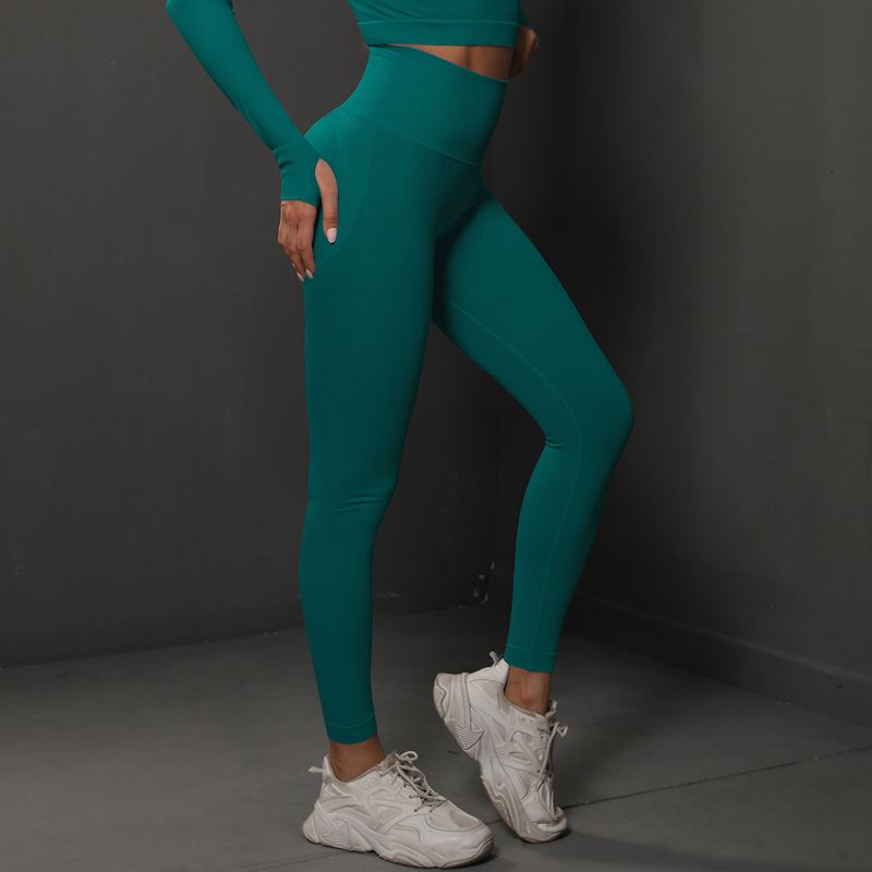 New High Waist Stretch Training With Peach Hips Yoga For Women's Outdoor Running And Fiess Pants_voghion.com