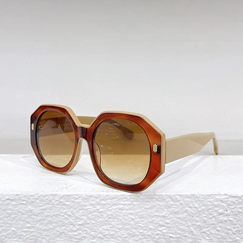 Damen Sonnenbrille Aus Acetat Im Patchwork Schildpatt Design_voghion.com