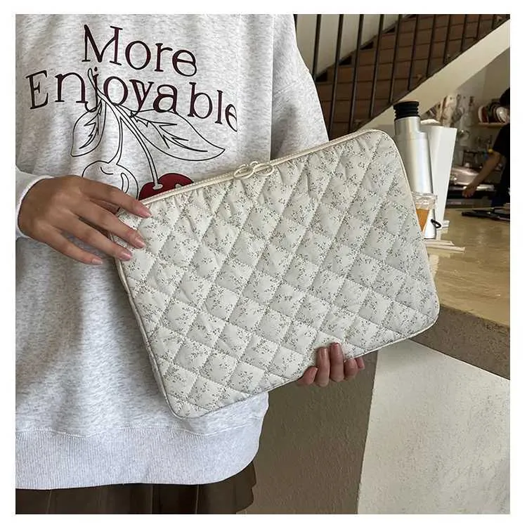 Borsa a traliccio per laptop, tablet, modello di stampa, 3 pollici, 5 pollici, custodia morbida per notebook, libro, Air_voghion.com