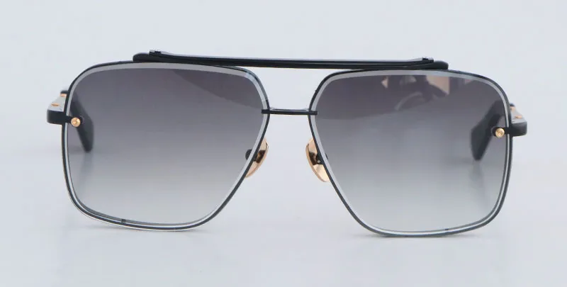Modedesigner SIX Metall-Sonnenbrillen für Männer Große quadratische Gläser Vintage Herren Damen Klassische Promi-Stil Brillen_voghion.com
