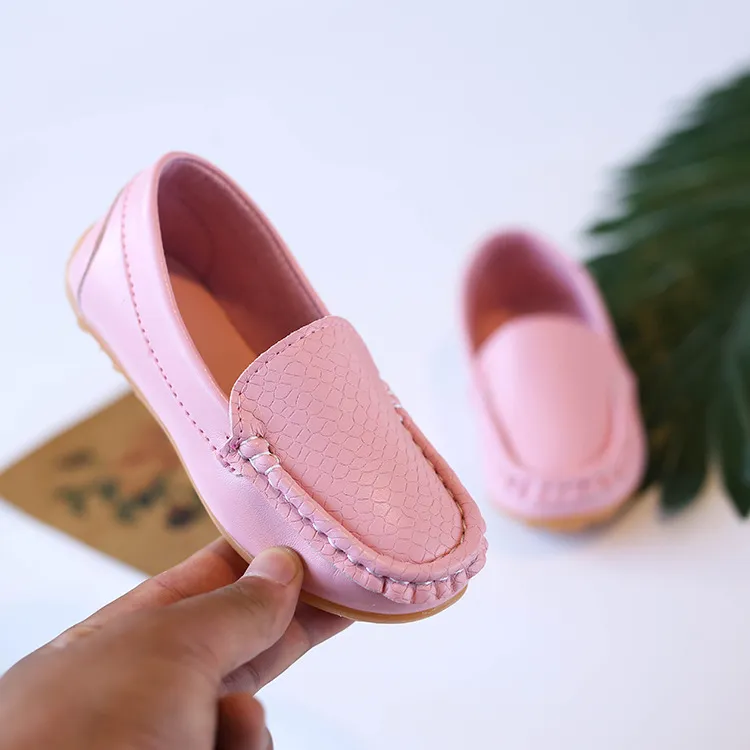 Mocasini sport casual pentru copii, culori bomboane, unisex, băieți și fete, mocasini moi, alunecă-on din piele PU, pentru copii mici, Happysteps, pantofi pentru tineri_voghion.com