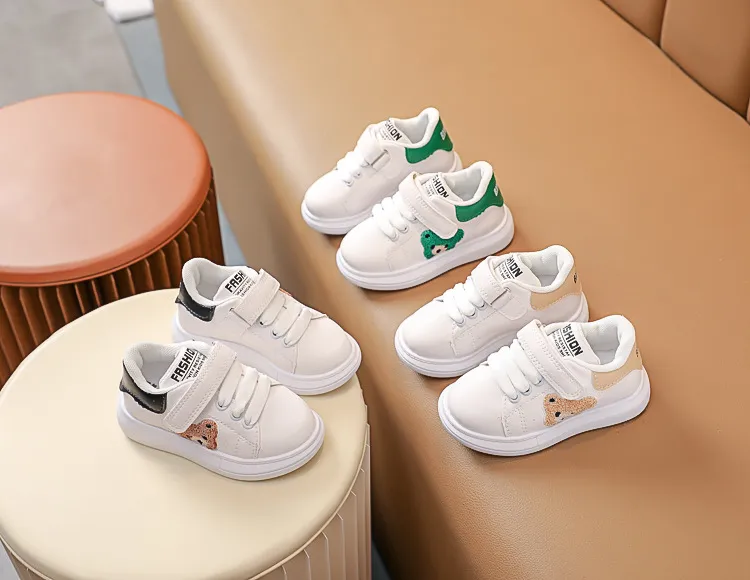 Børn 2024 Forår Efterår Børnesneakers Drenge Sport Mode Søde Dyr Piger Småbørnssko Træningssko Størrelse 21-30_voghion.com