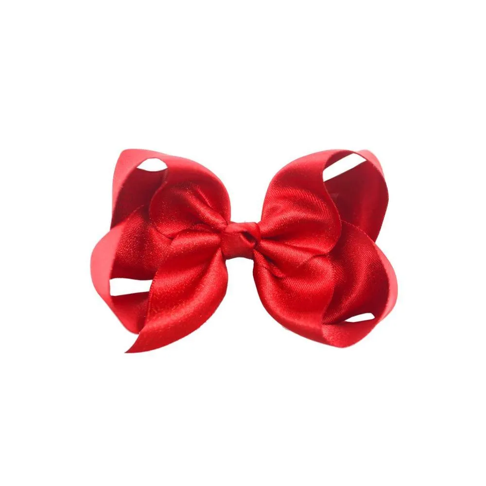 32 pezzi da 4,5 pollici fiocchi premium glitter nastro setoso boutique fiocco per capelli fermagli a coccodrillo per ragazze adolescenti bambini piccoli bambini_voghion.com
