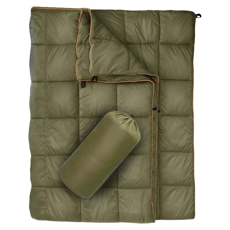 20cm quadratisch gesteppte Outdoor-Park-Strand-Reisedecke feuchtigkeitsdichte Matte 20d Anti-Spritzwasser_voghion.com