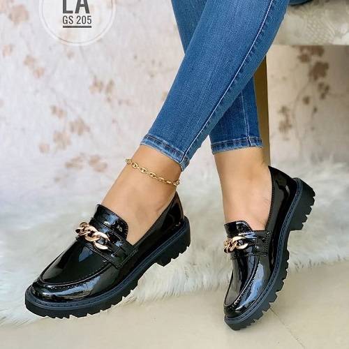 Women’s Shoes Spring New Loafers Women's Retro Style Slip On Jk Student Thick Soled Small Leather Shoes Women's Shoes Thick Heels