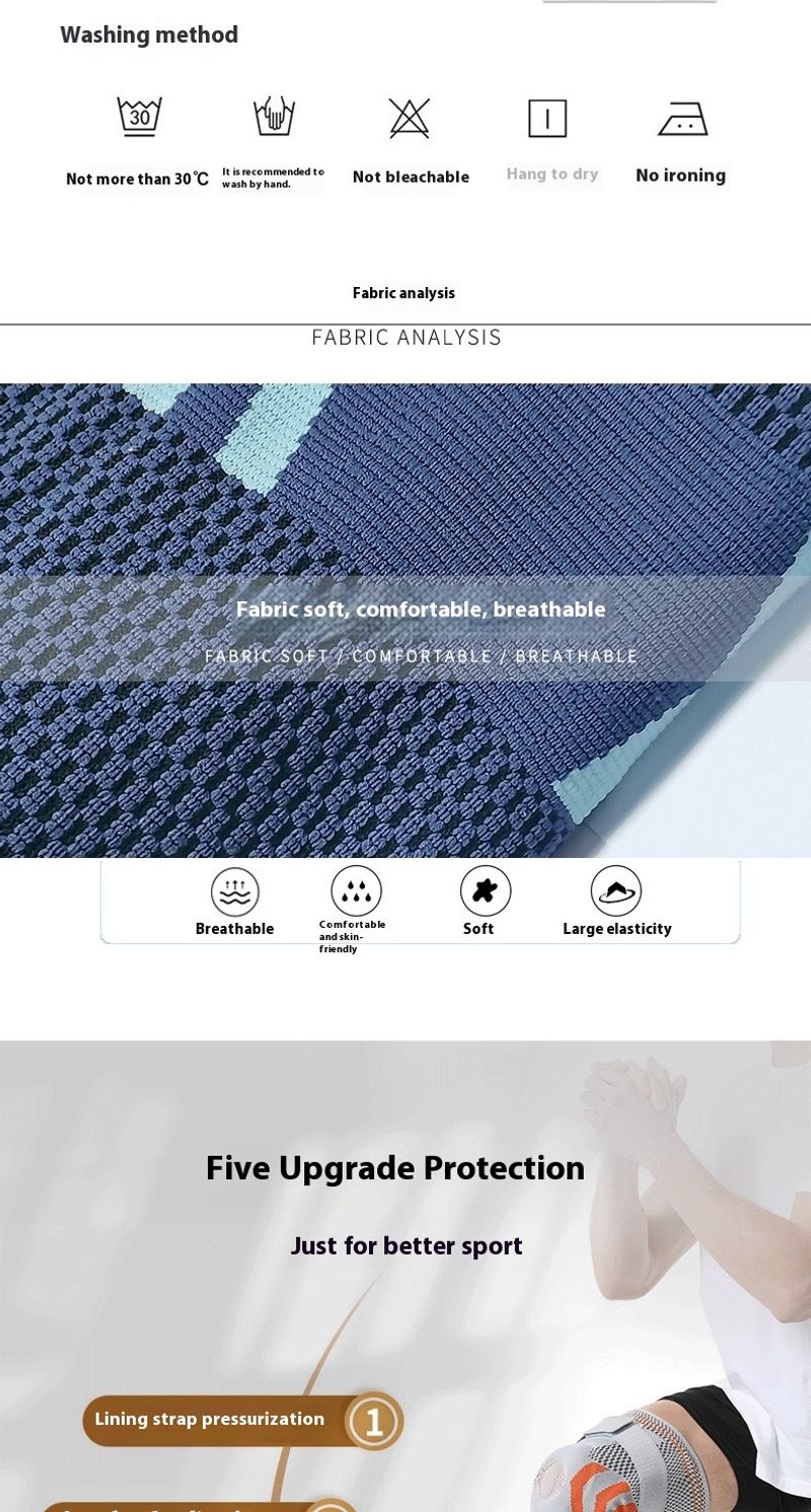 Sports women's nylon straps, silicone pads for cycg, cold resistant spring support, knee pads, meniscus_voghion.com