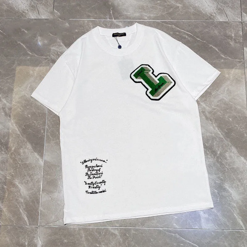 mens t shirts Europe France designer letter Graphic printing Fashion Mens Leave Me Alone Short Sleeve Tshirt Women 1v_voghion.com
