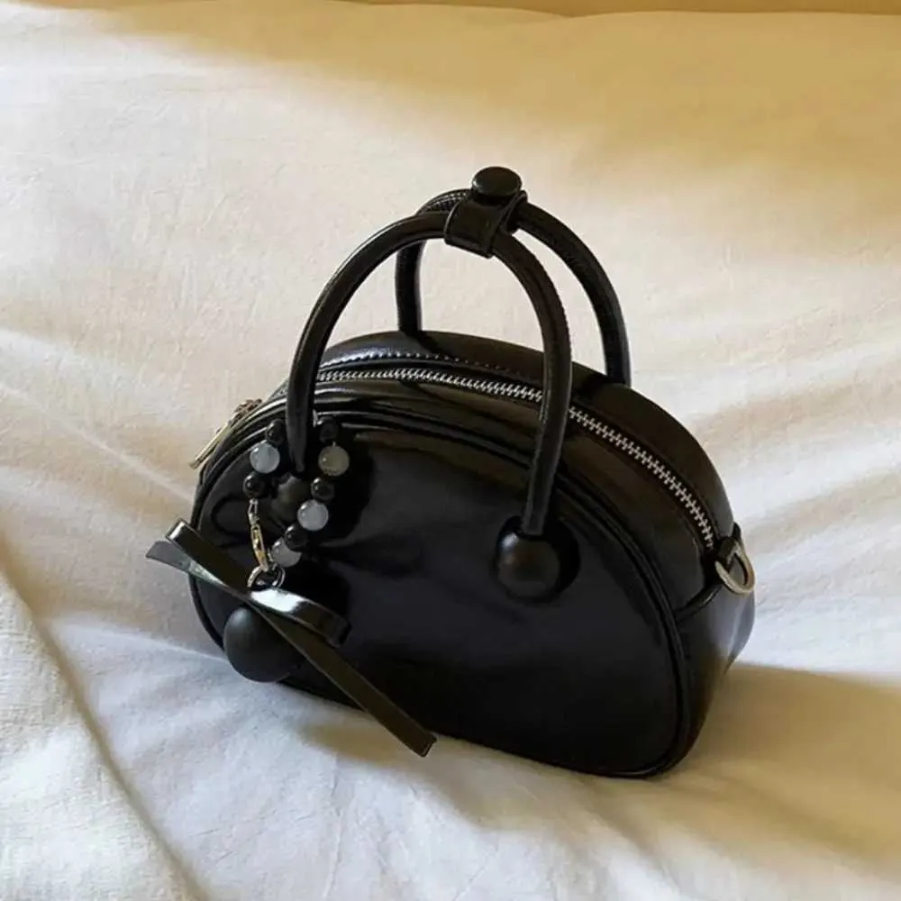 Mode Retro Kirsche Schulter Weihnachtsgeschenk Große Kapazität Unterwäsche Frauen PU Leder Horizontale Tasche Y241216_voghion.com