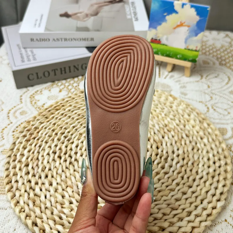 Round Toe Patent Leather Ballet Flats For Baby Girl Classic Bowknot Elastic Band Princess Happysteps Toddler Kid Soft_voghion.com