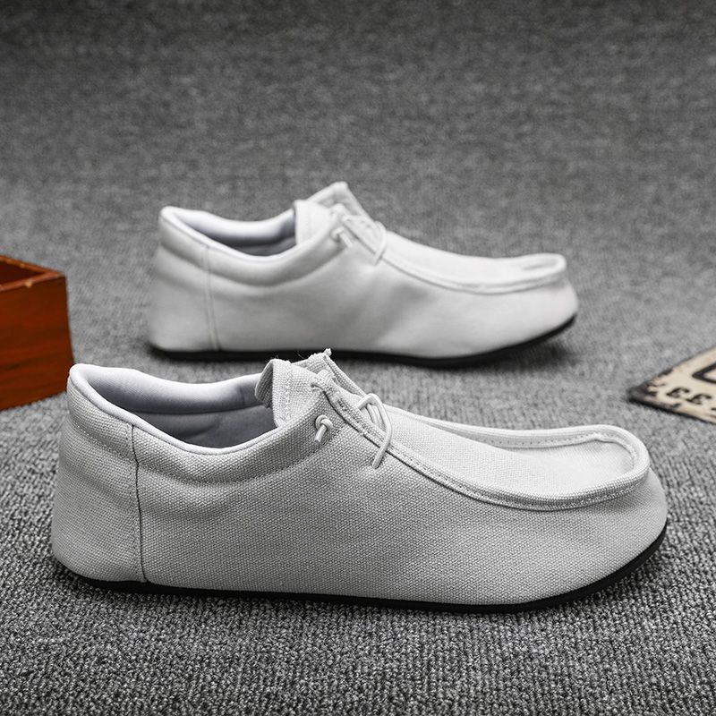 MAEDEF Man's Sneakers Canvas Flats Male Summer Casual for Men High Quality Loafers 2024 Walking Driving Mens Shoes_voghion.com