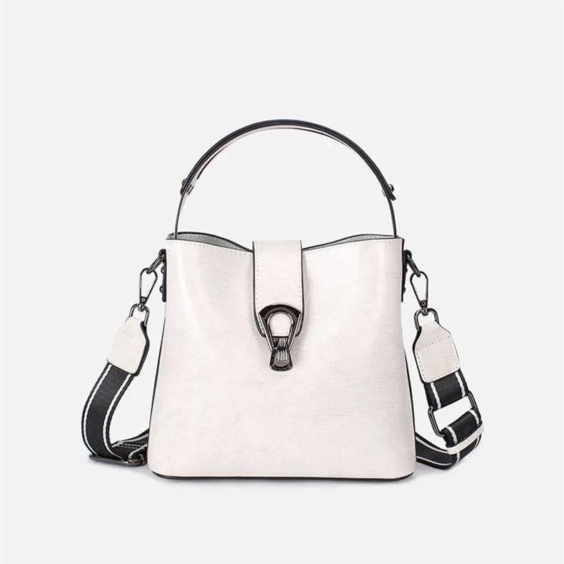 Burminsa eigenaar leren bucket tas, dames schoudertas, crossbody tas_voghion.com