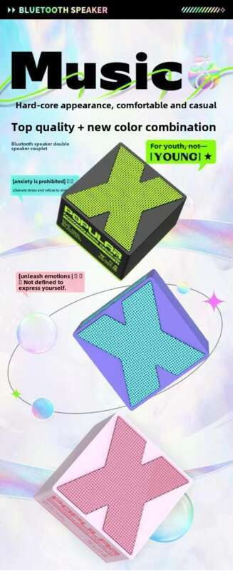 Bluetooth Speaker Basix Internet Celebrity X1 Goddess Essential Series Surround Sound Sensing Super Low Frequency HIFI_voghion.com