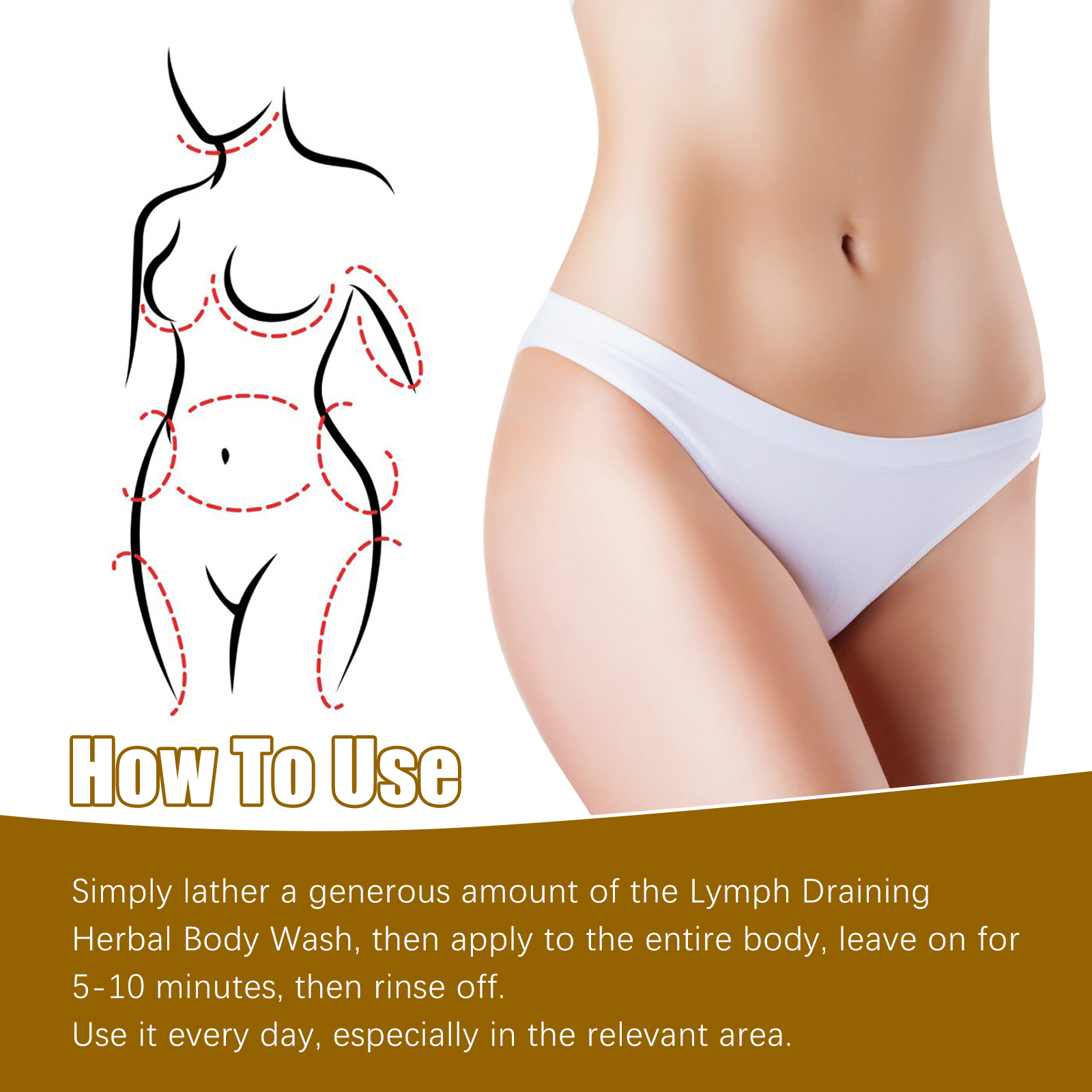 Jaysuing Ginger Body Sculpting Shower Gel, Dredging Slimming Body, Firming Waist Lymph Lazy People Clean And Moist Skin_voghion.com