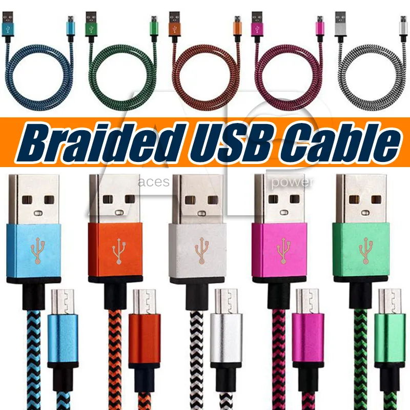 Câbles USB Micro V8, câble de données, chargeur, cordon de charge Weve pour téléphone portable Android_voghion.com