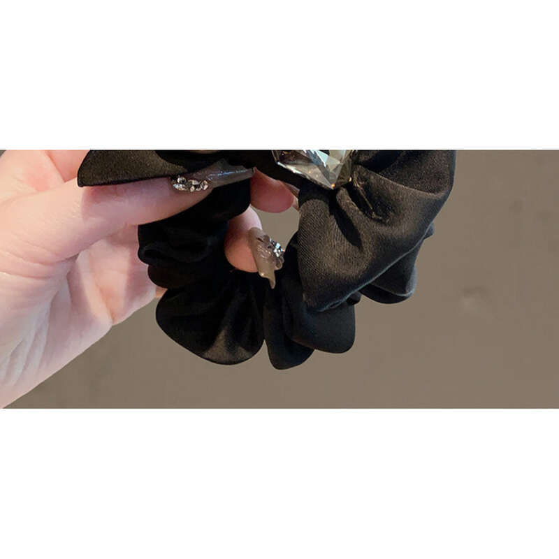 High End Bow, Pearl Square Diamond Tie, Loop, High Ponytail Rope, Meatball, Scalp Tendon, Women's Hair Tie Rope_voghion.com