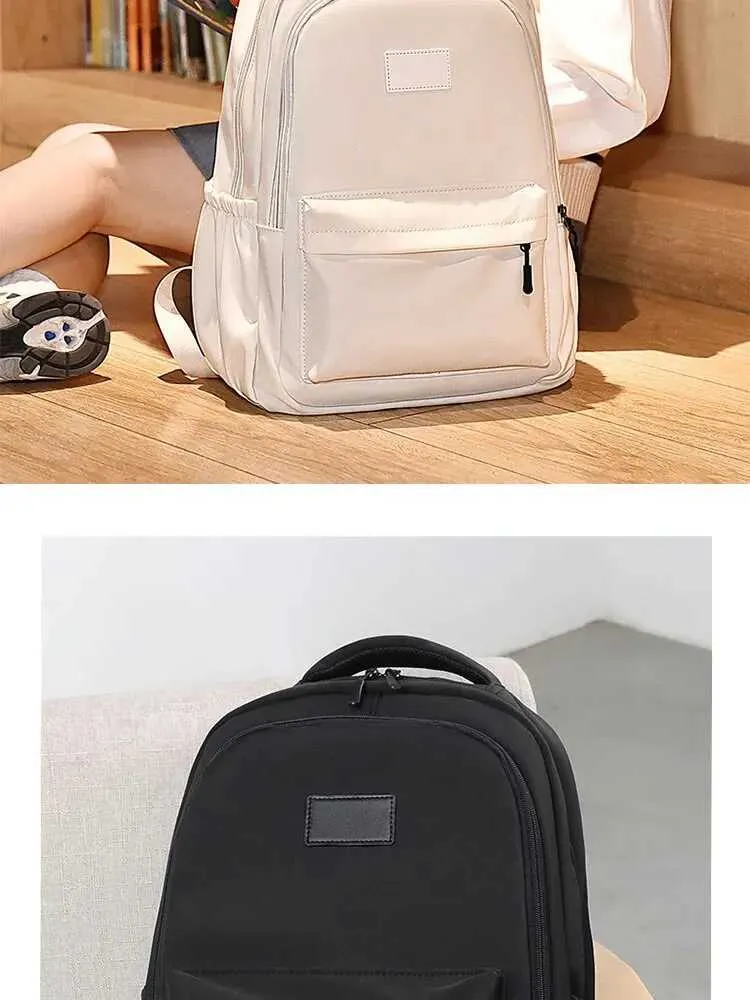 Rucksack Für Damen Und Herren Einfarbiger Laptop Rucksack Freizeit_voghion.com