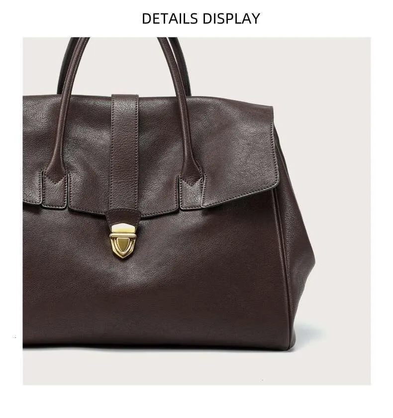 Jamhoo England Style Tote Bags For Women Designer Handbag And Purse 2024 New Vintage Lock Large Capacity Underarm Bag_voghion.com