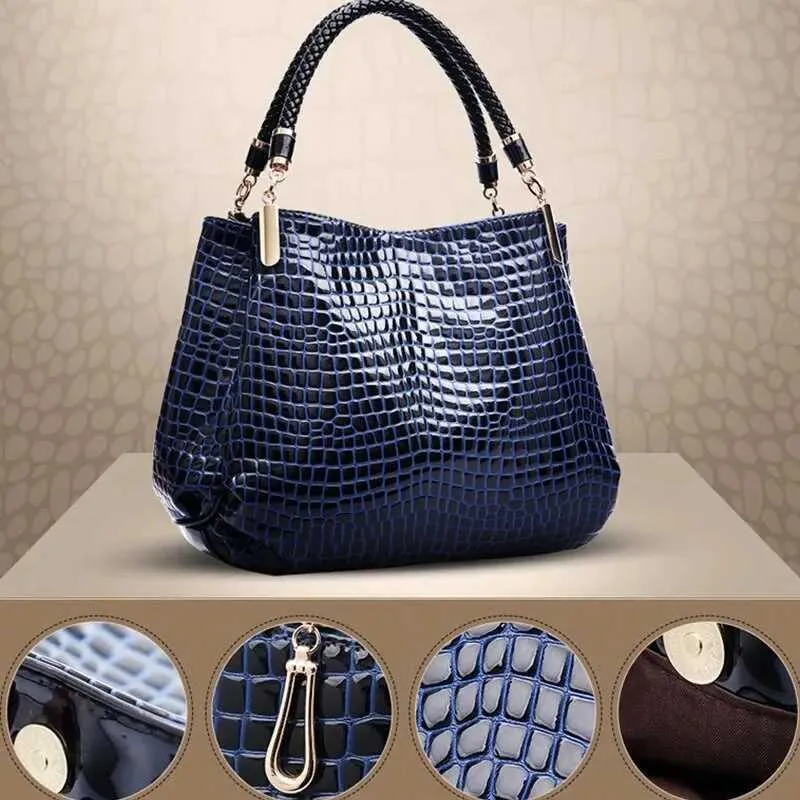 Bolso de mano de gran capacidad para uso diario, bolso de hombro para mujer, bolso de mano con estampado de cara brillante, Shoppin241108_voghion.com