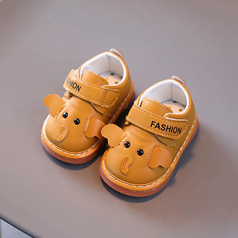 for Newborn Infant Soft Sole Anti Slip Baby Toddler Happysteps Cartoon Kids Child Squeaky Shoes Sizes US0.5C-US4C_voghion.com