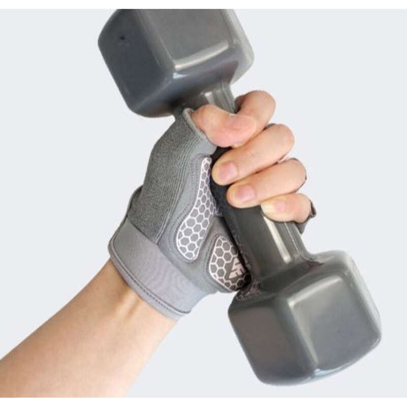 【 Coleção 20000 Pessoas 】 Luvas esportivas de fitness para mulheres e homens, Kettlebells antiderrapantes e com absorção de choque, espessados_voghion.com