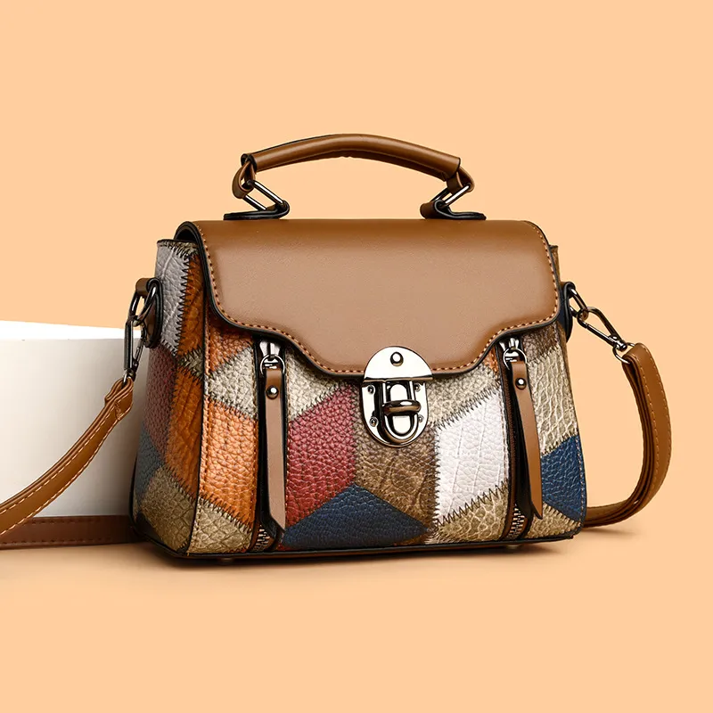 2025 Strukturierte Designer-Tragetasche für Damen – Wandelbare Schulter-/Crossbody-Tasche mit großem Fassungsvermögen und Tragegriff oben_voghion.com