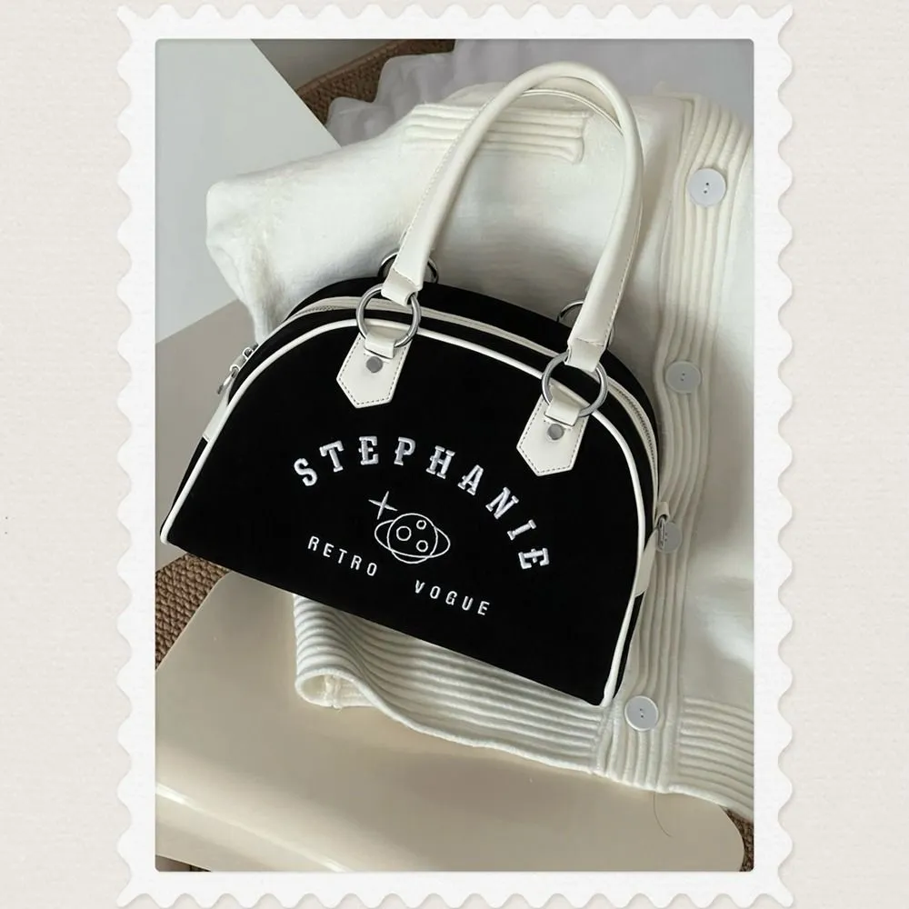 Tragbare Leder Boston Wildleder Einfarbig PU Bowling Große Kapazität Veet Baseball Tasche Reise_voghion.com