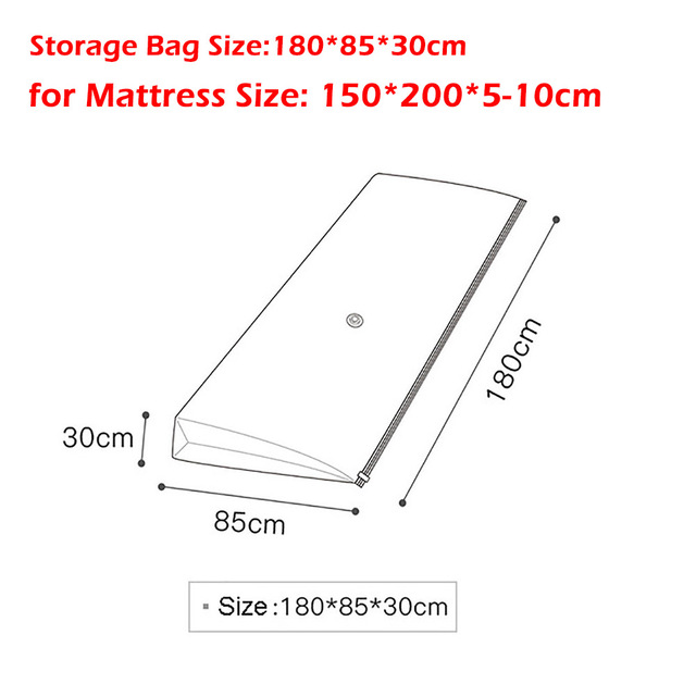 Sacchetto di compressione per materasso in lattice per uso domestico, pieghevole, per imballaggio, per materassi in memory foam, ventilato e imbottiti_voghion.com