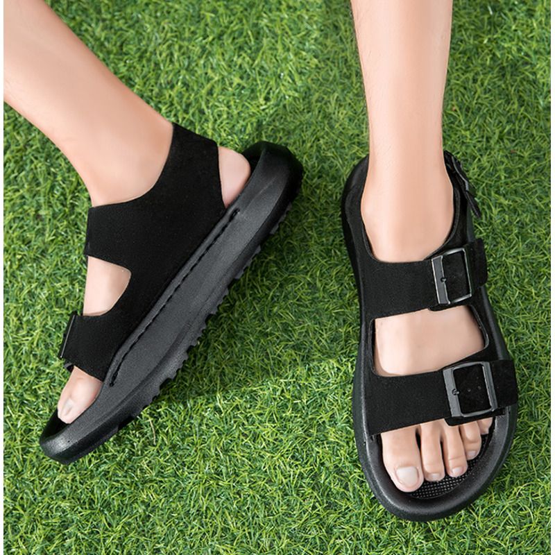 Nye herresandaler til sommer og fritidssko, strandsko, store størrelser_voghion.com