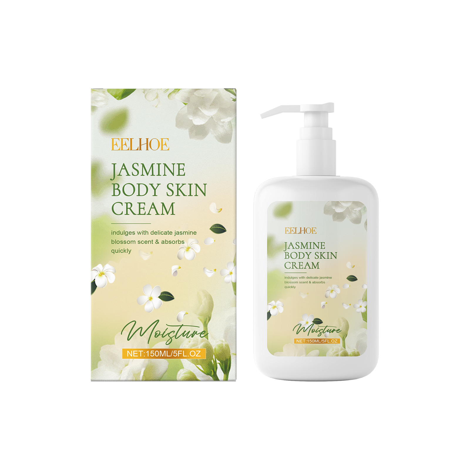 EELHOE Jasmine Moisturizing And Nourishing Body Lotion Moisturizes And Hydrates The Skin, Making It Smooth And Delicate_voghion.com