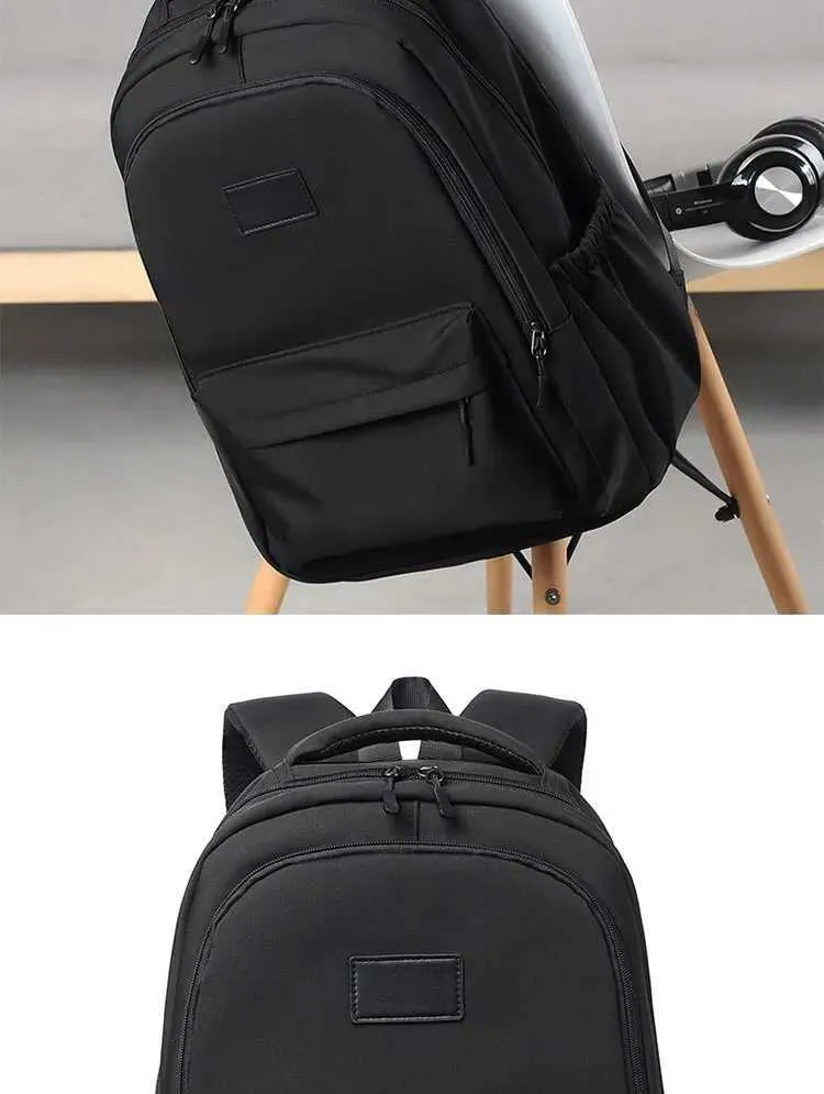 Rucksack Für Damen Und Herren Einfarbiger Laptop Rucksack Freizeit_voghion.com