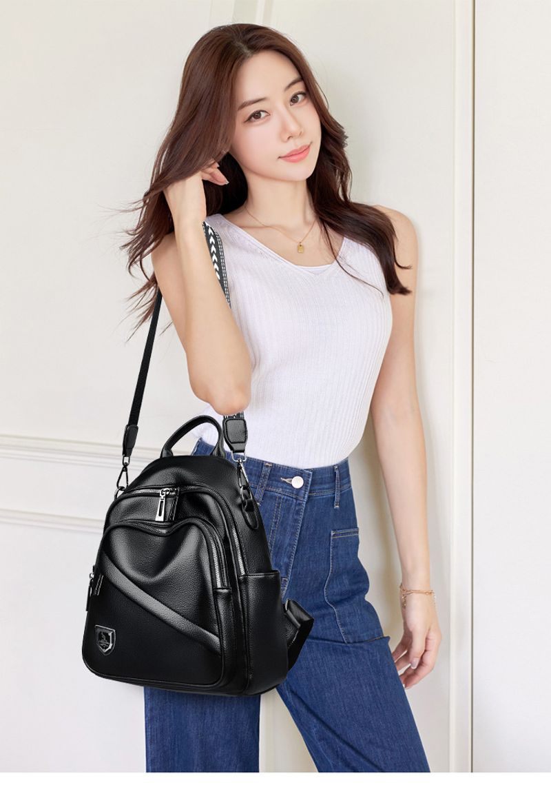 autumn and winter new fashion all-match portable shoulder bag multi-layer large capacity backpack_voghion.com