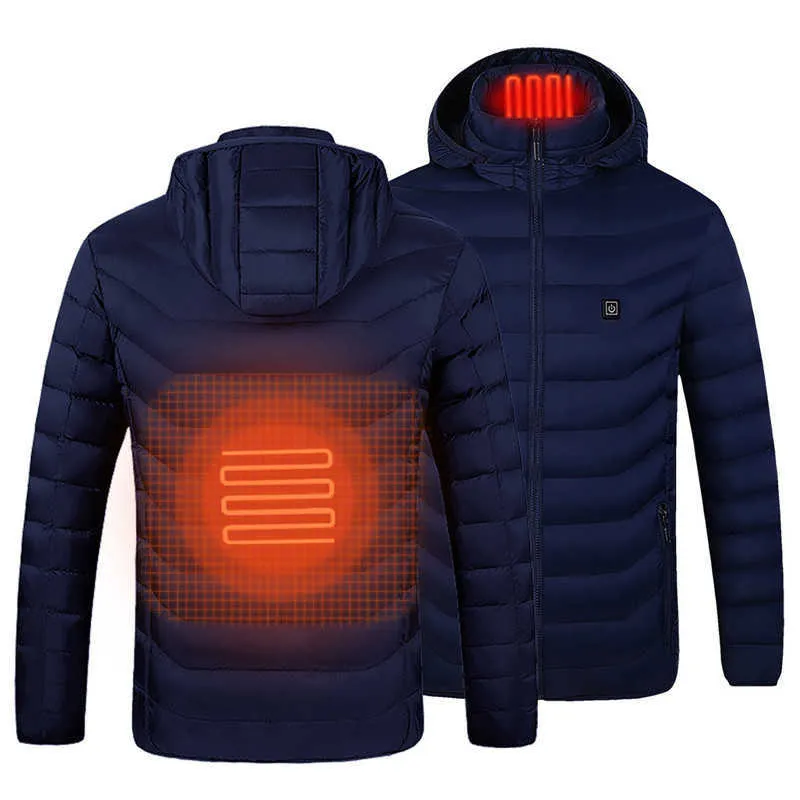 Veste chauffante USB pour homme et femme, 15 zones, chauffage électrique d'extérieur, vêtements de sport chauds_voghion.com