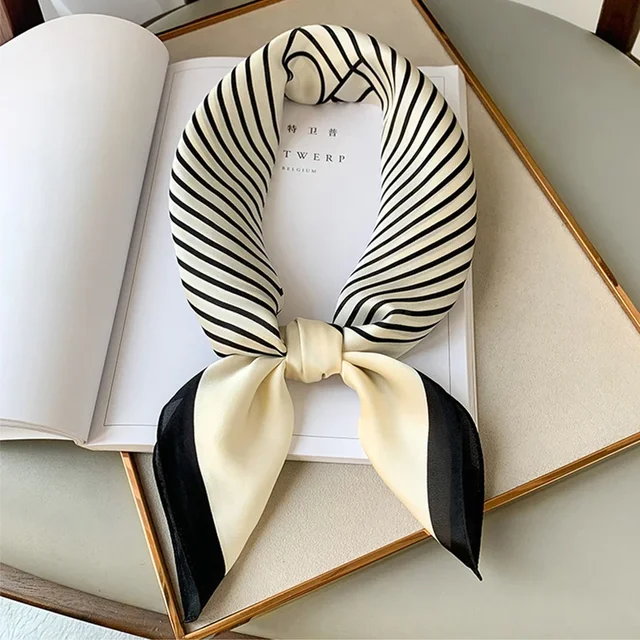 Cetim para lenço de pescoço cachecol foulard feminino bandana lenços de seda laven loja oficial_voghion.com
