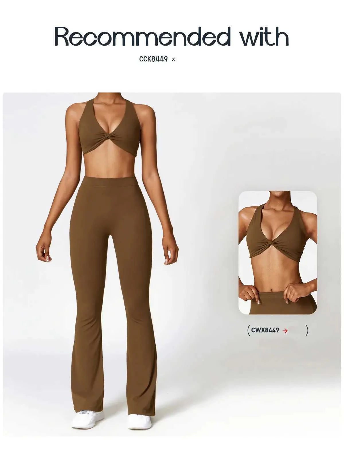 New Yoga Flare Leggings High Waist Wide Leg Pants Women Gym Fiess Sports Flared Pant Dance Trousers V-shaped Hip M llolg_voghion.com