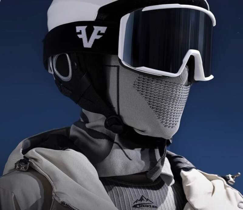 Skidmask, Vinter ansiktsskydd, Varm hjälm, Huvudskydd, Herr Dam Snabbtorkande Cykling, Vindtät och köldtålig_voghion.com