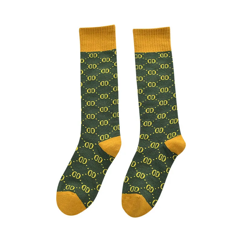 Designer Men's And Women's Socks Sports Winter Warm Thickened Embroidered Knitted Cotton Socks_voghion.com
