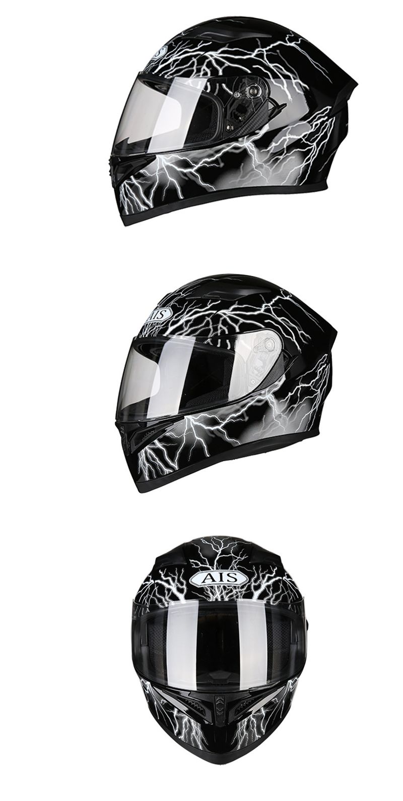Electric Motorcycle Full Helmet Style Cool Summer Rider Scooter With Bluetooth Horns_voghion.com