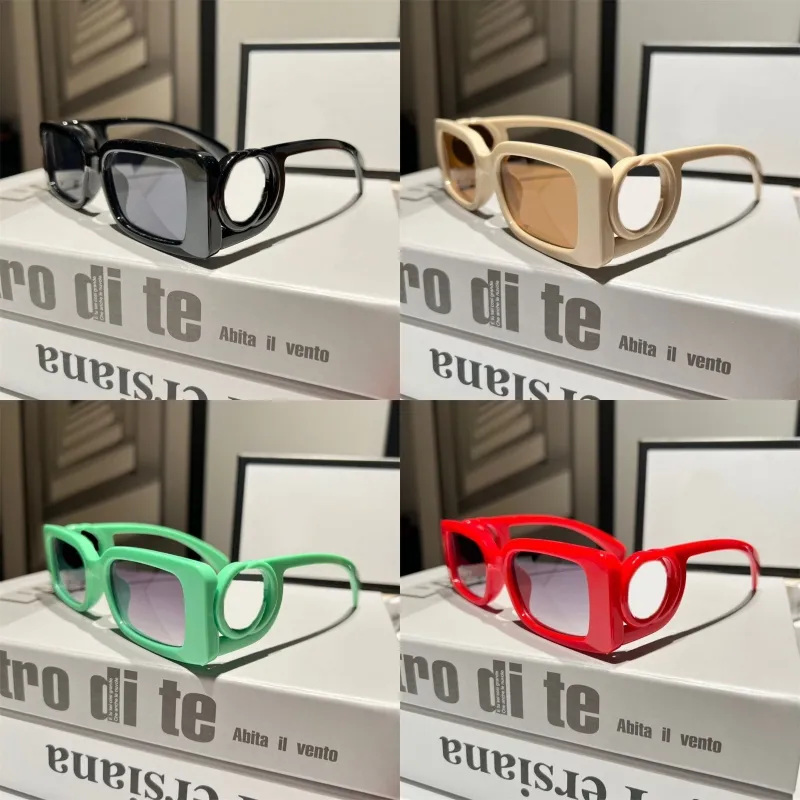 Óculos de sol estilo ocidental para mulheres, clássico, com letras banhadas a ouro, lentes de sol, casual, novo designer, quadrado_voghion.com