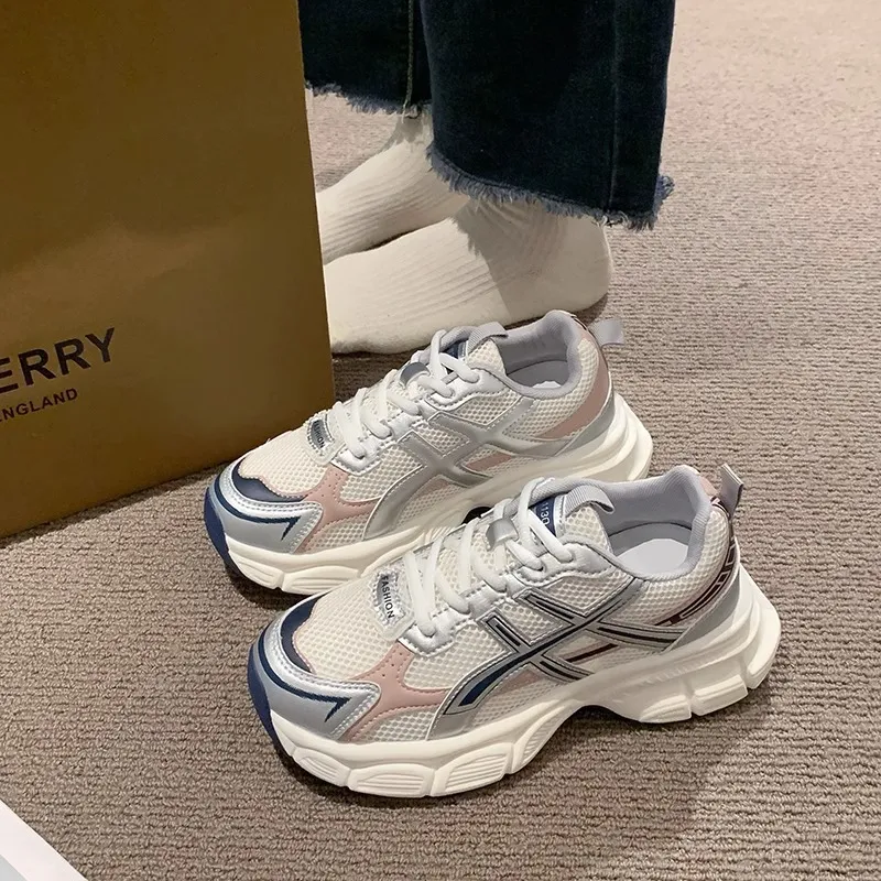 Nouvelles chaussures de créateur pour femmes, livraison gratuite, blanches, rouges et bleues, pour les loisirs d'extérieur, pointures 35 à 40._voghion.com