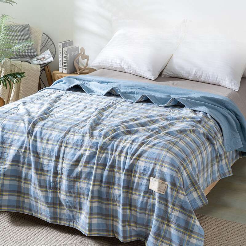 Cotton Summer Air Conditioning Cooling, Made Of Cotton, Summer Bedding Washable Lightweight_voghion.com