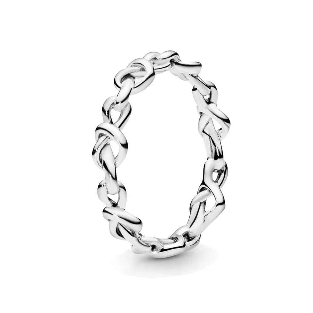 Sterg Nuovo Moda Donna Originale Corona Amore Skew Bone Fidanzamento Anello Argento Cristallo_voghion.com